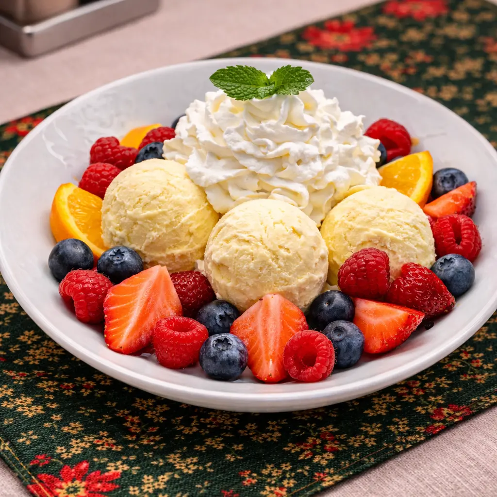 Stół deserowy w Restauracji Krakoski na Kazimierzu.