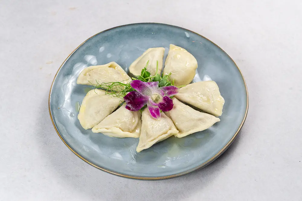 Pierogi z mięsem w Restauracji Krakoski na Kazimierzu w Krakowie.